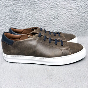 Johnston & Murphy Anson Lace To Toe Mens Size 10 Sneakers Shoes Brown Leather